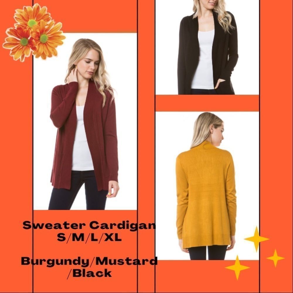 Cozy Cardigan Mustard